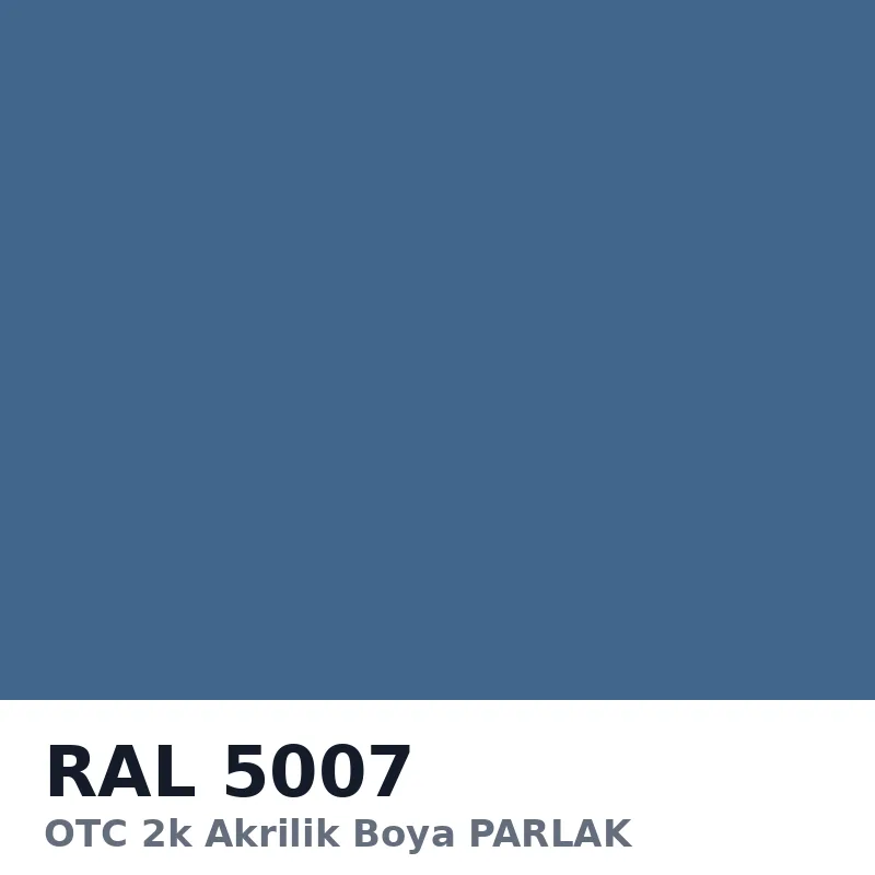 OTC 2k Akrilik Boya PARLAK 16 Kg RAL5007