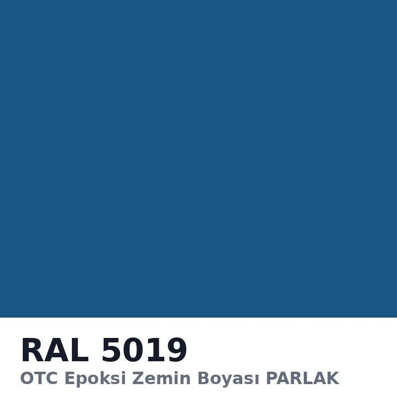 OTC Epoksi Zemin Boyası PARLAK 20kg + 4kg Takım RAL5019