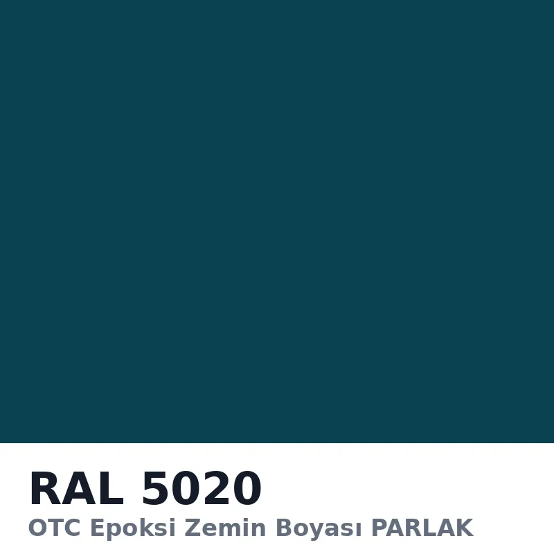 OTC Epoksi Zemin Boyası PARLAK 20kg + 4kg Takım RAL5020