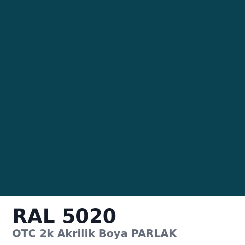 OTC 2k Akrilik Boya PARLAK 16 Kg RAL5020