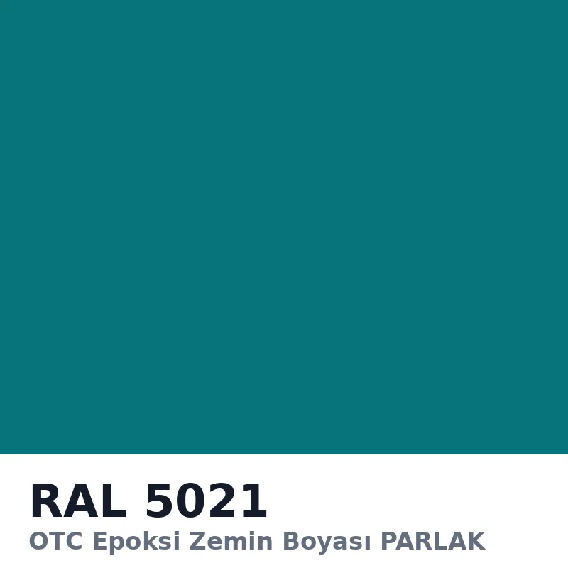 OTC Epoksi Zemin Boyası PARLAK 20kg + 4kg Takım RAL5021