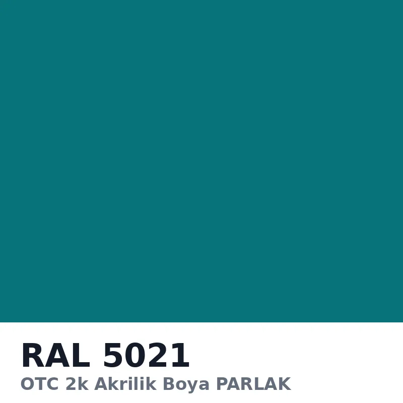OTC 2k Akrilik Boya PARLAK 16 Kg RAL5021