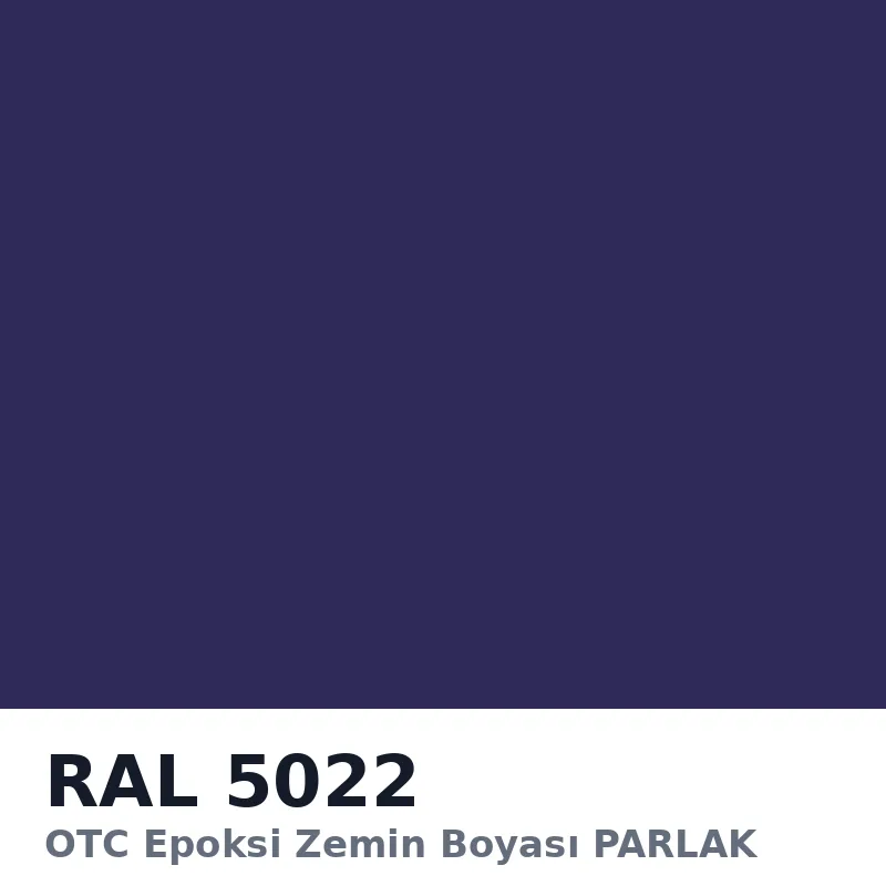 OTC Epoksi Zemin Boyası PARLAK 20kg + 4kg Takım RAL5022