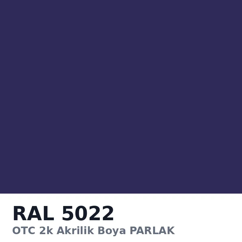 OTC 2k Akrilik Boya PARLAK 16 Kg RAL5022