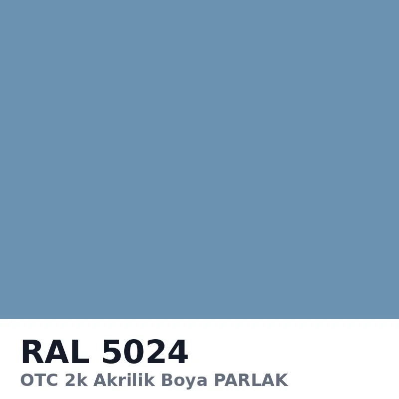 OTC 2k Akrilik Boya PARLAK 16 Kg RAL5024