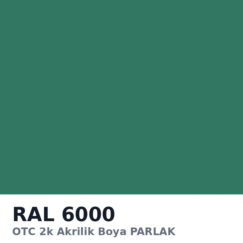 OTC 2k Akrilik Boya PARLAK 16 Kg RAL6000