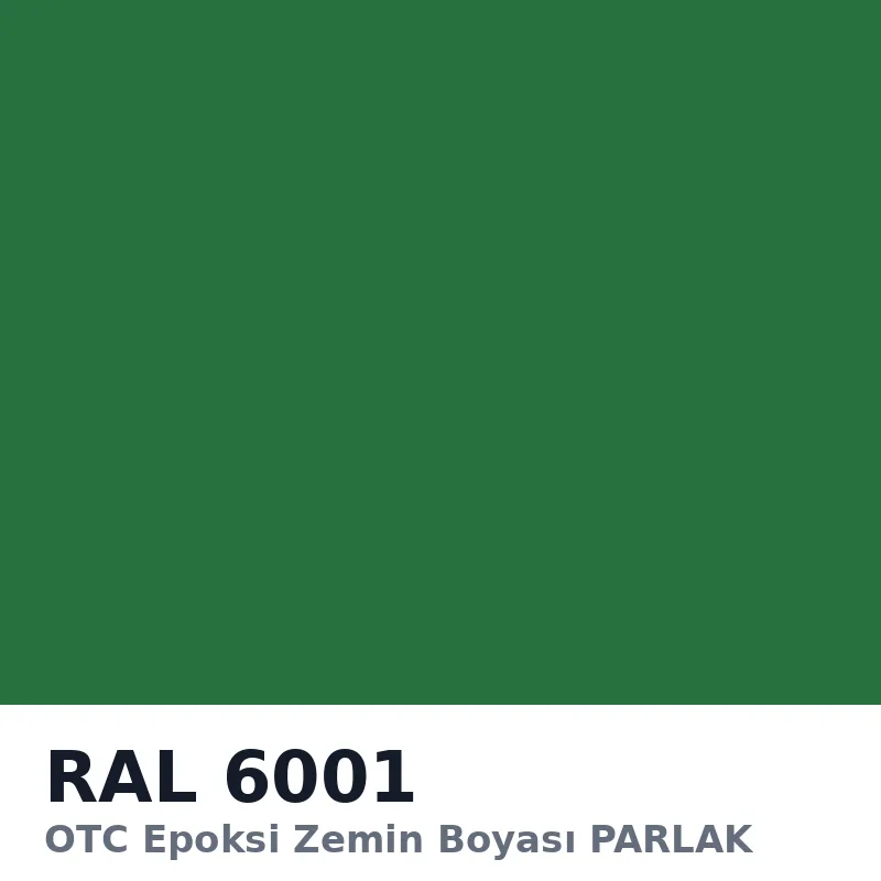 OTC Epoksi Zemin Boyası PARLAK 20kg + 4kg Takım RAL6001