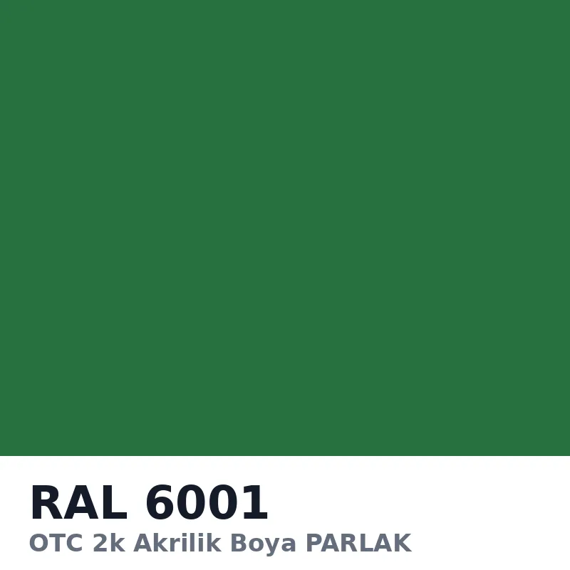 OTC 2k Akrilik Boya PARLAK 16 Kg RAL6001