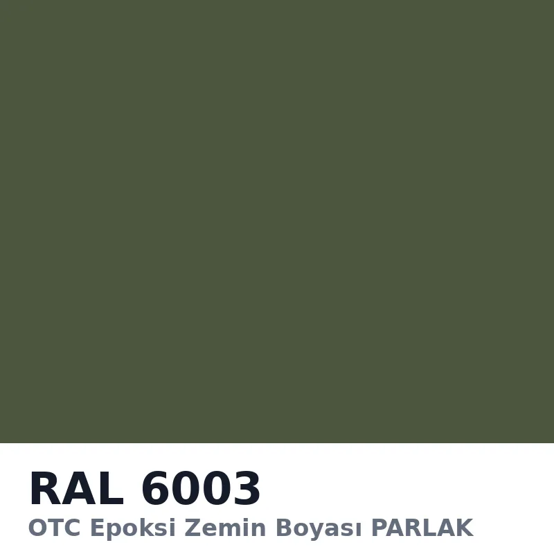 OTC Epoksi Zemin Boyası PARLAK 20kg + 4kg Takım RAL6003