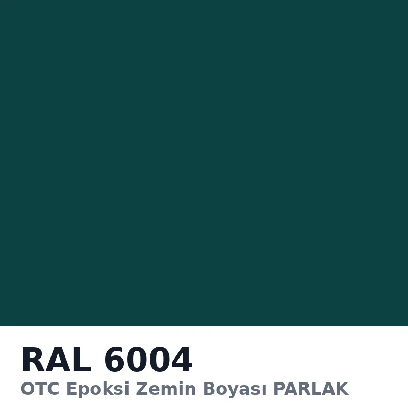 OTC Epoksi Zemin Boyası PARLAK 20kg + 4kg Takım RAL6004