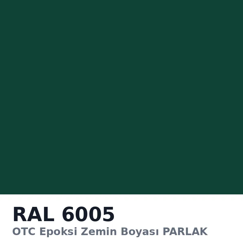 OTC Epoksi Zemin Boyası PARLAK 20kg + 4kg Takım RAL6005