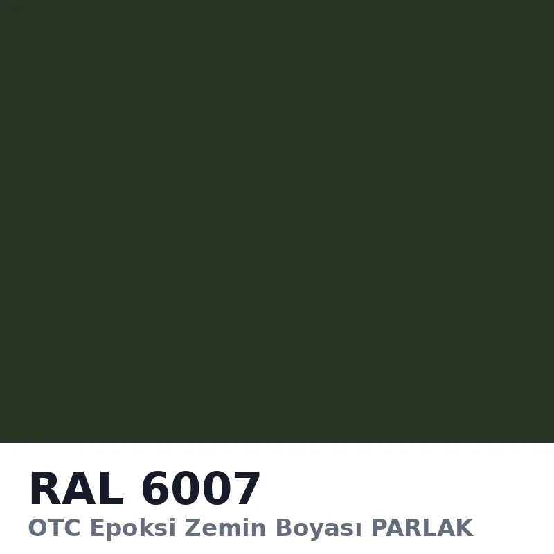 OTC Epoksi Zemin Boyası PARLAK 20kg + 4kg Takım RAL6007