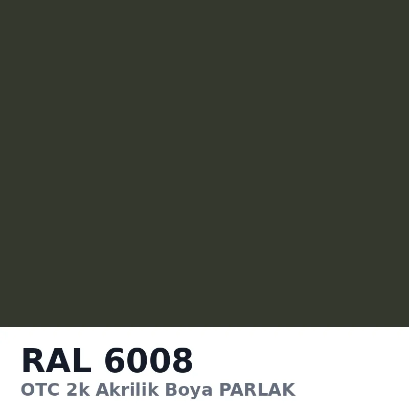 OTC 2k Akrilik Boya PARLAK 16 Kg RAL6008