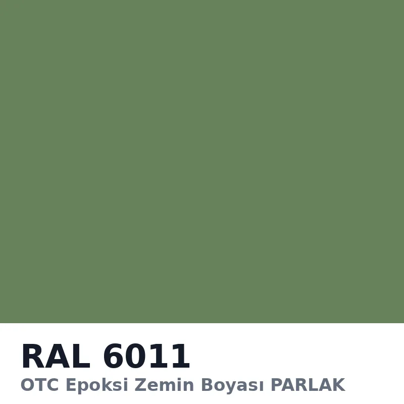 OTC Epoksi Zemin Boyası PARLAK 20kg + 4kg Takım RAL6011