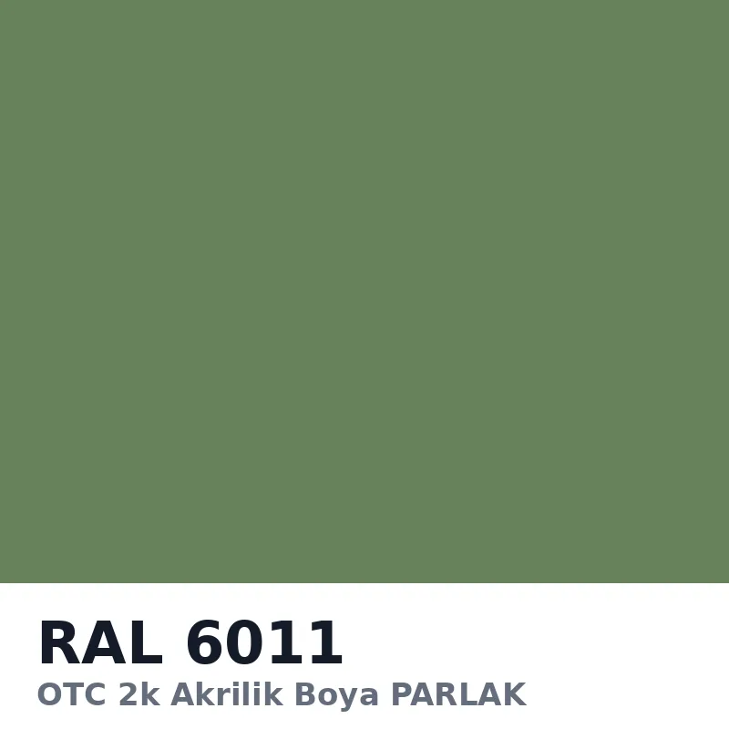 OTC 2k Akrilik Boya PARLAK 16 Kg RAL6011