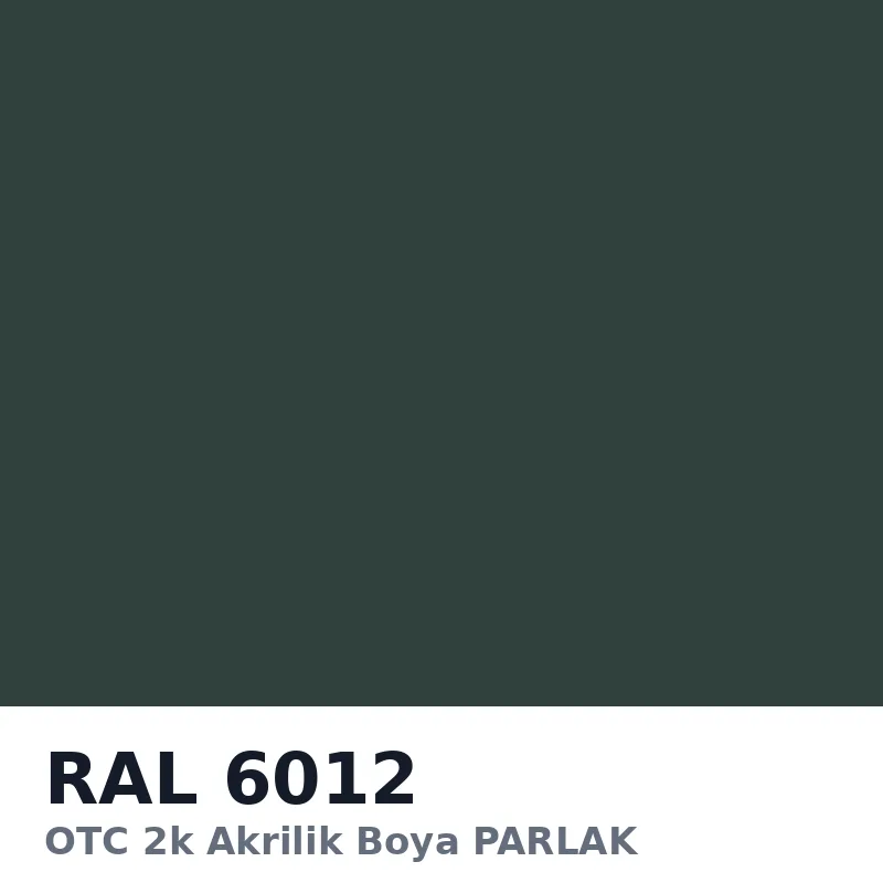 OTC 2k Akrilik Boya PARLAK 16 Kg RAL6012