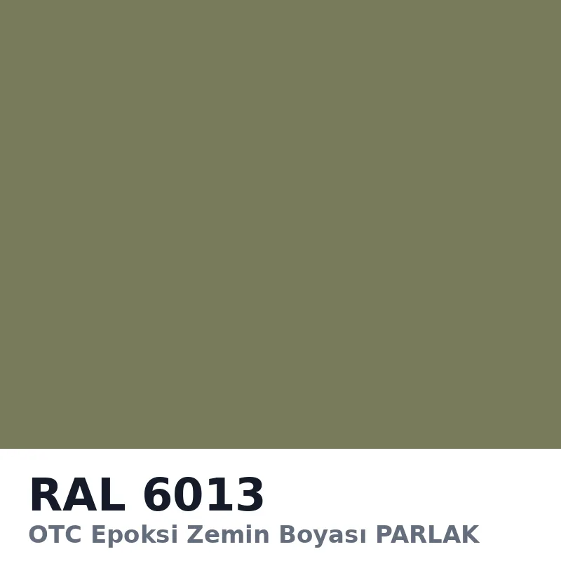 OTC Epoksi Zemin Boyası PARLAK 20kg + 4kg Takım RAL6013