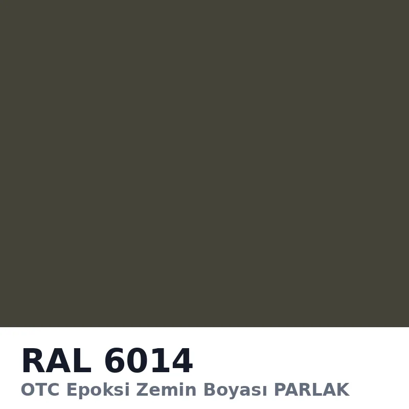 OTC Epoksi Zemin Boyası PARLAK 20kg + 4kg Takım RAL6014
