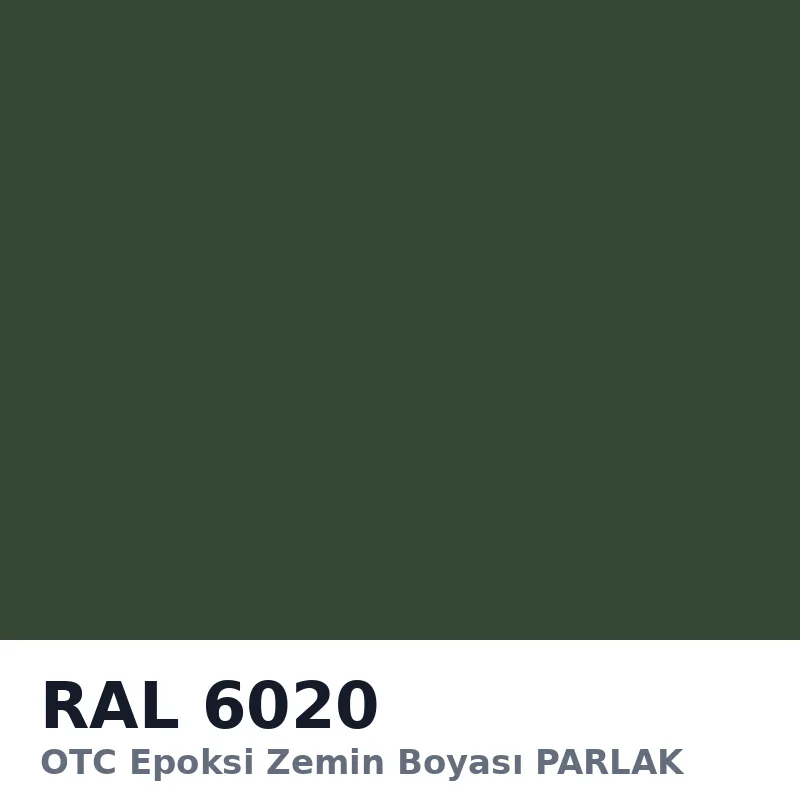 OTC Epoksi Zemin Boyası PARLAK 20kg + 4kg Takım RAL6020