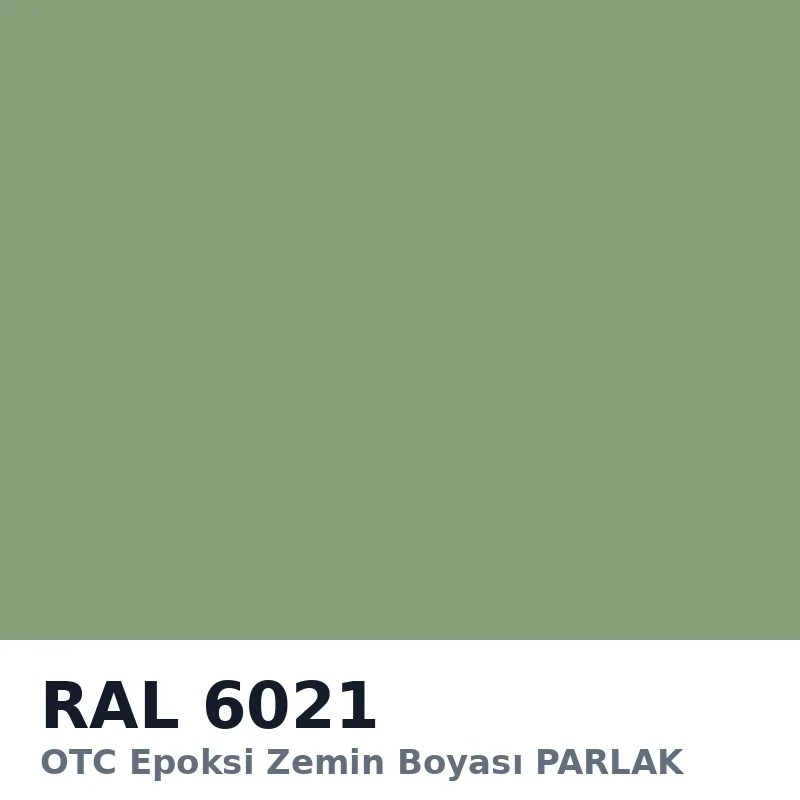 OTC Epoksi Zemin Boyası PARLAK 20kg + 4kg Takım RAL6021