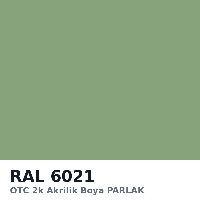 OTC 2k Akrilik Boya PARLAK 16 Kg RAL6021