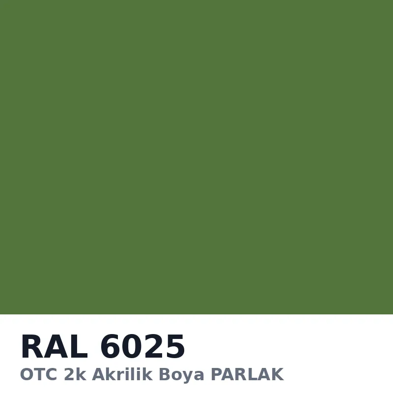 OTC 2k Akrilik Boya PARLAK 16 Kg RAL6025