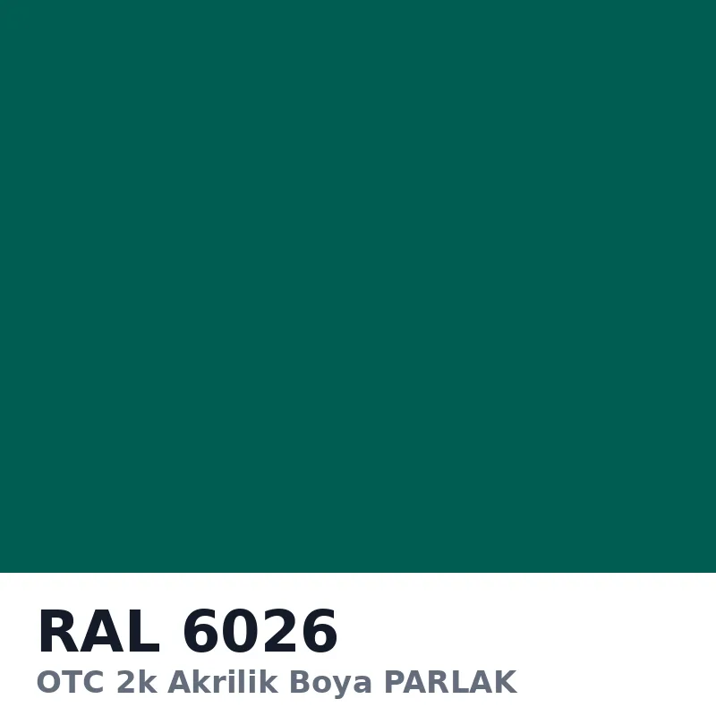 OTC 2k Akrilik Boya PARLAK 16 Kg RAL6026