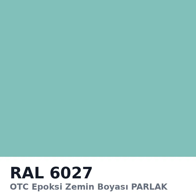 OTC Epoksi Zemin Boyası PARLAK 20kg + 4kg Takım RAL6027
