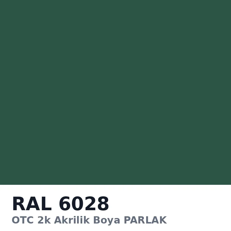 OTC 2k Akrilik Boya PARLAK 16 Kg RAL6028
