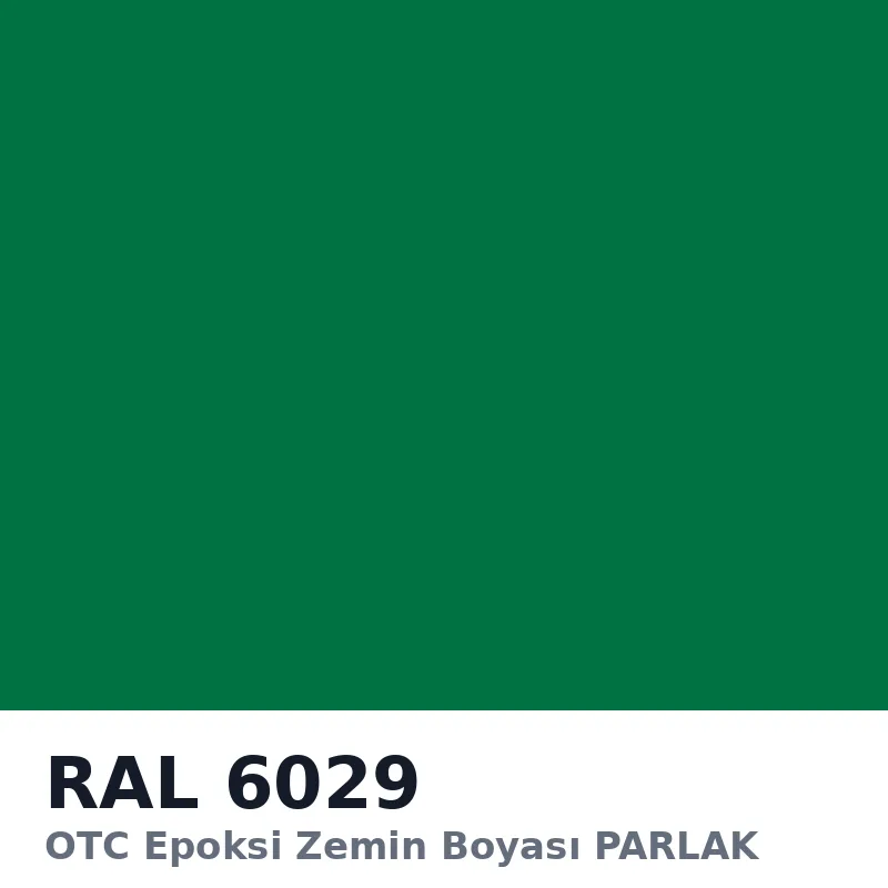 OTC Epoksi Zemin Boyası PARLAK 20kg + 4kg Takım RAL6029