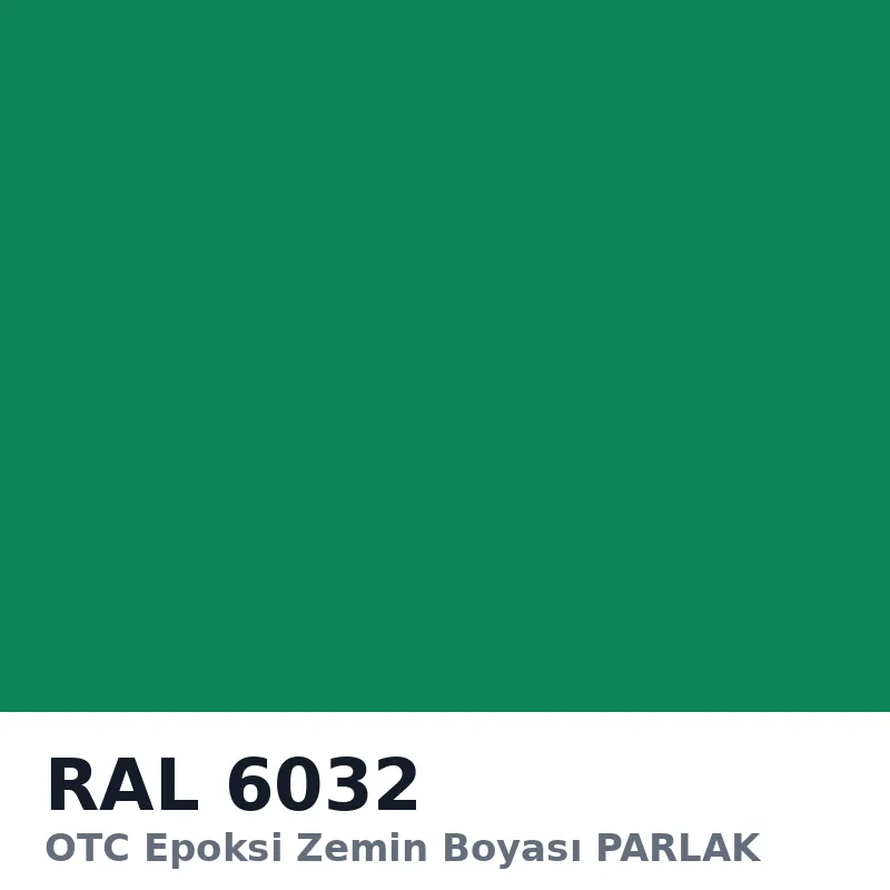 OTC Epoksi Zemin Boyası PARLAK 20kg + 4kg Takım RAL6032