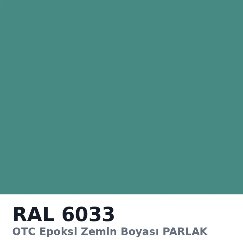 OTC Epoksi Zemin Boyası PARLAK 20kg + 4kg Takım RAL6033
