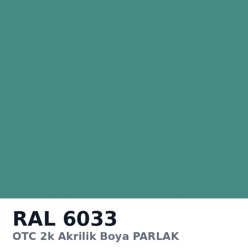 OTC 2k Akrilik Boya PARLAK 16 Kg RAL6033