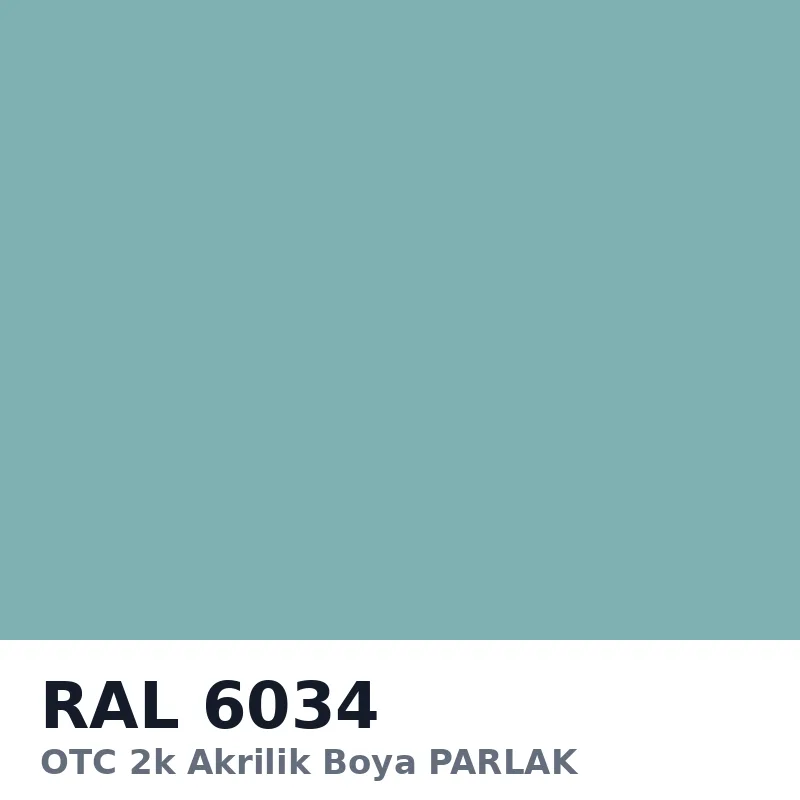 OTC 2k Akrilik Boya PARLAK 16 Kg RAL6034