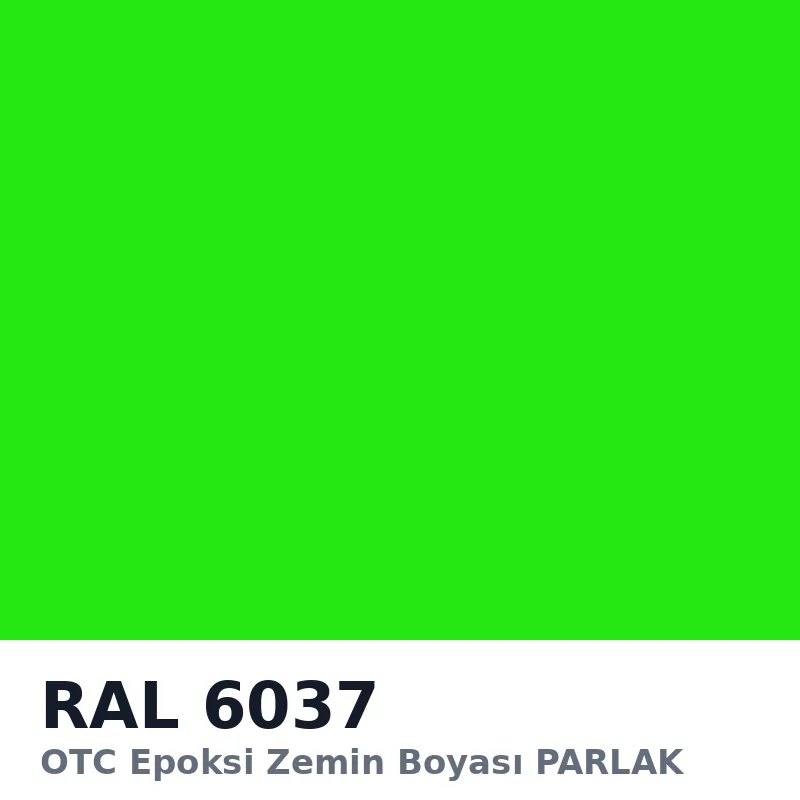 OTC Epoksi Zemin Boyası PARLAK 20kg + 4kg Takım RAL6037