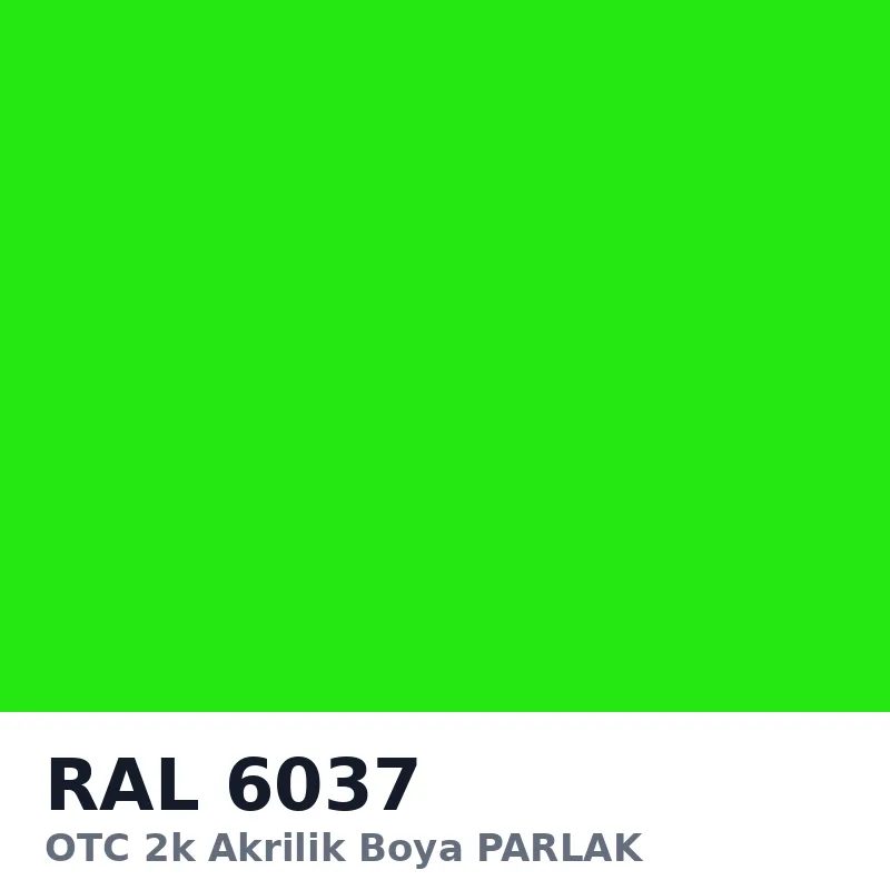 OTC 2k Akrilik Boya PARLAK 16 Kg RAL6037