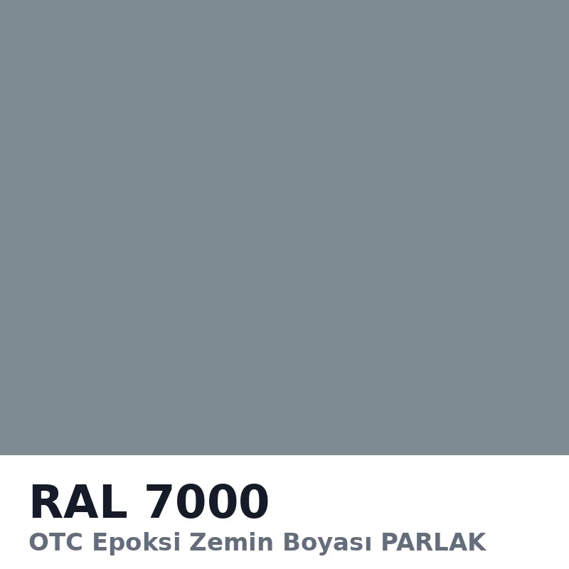 OTC Epoksi Zemin Boyası PARLAK 20kg + 4kg Takım RAL7000