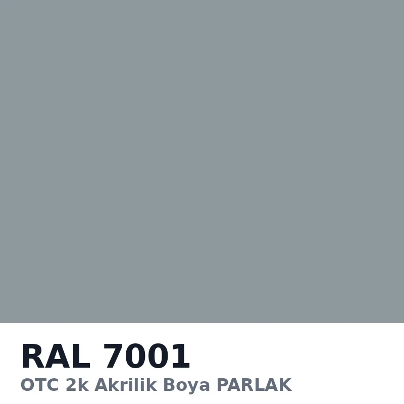 OTC 2k Akrilik Boya PARLAK 16 Kg RAL7001