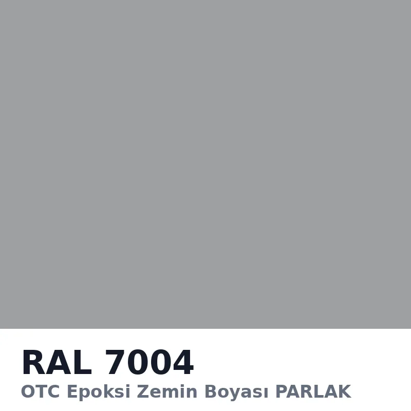 OTC Epoksi Zemin Boyası PARLAK 20kg + 4kg Takım RAL7004