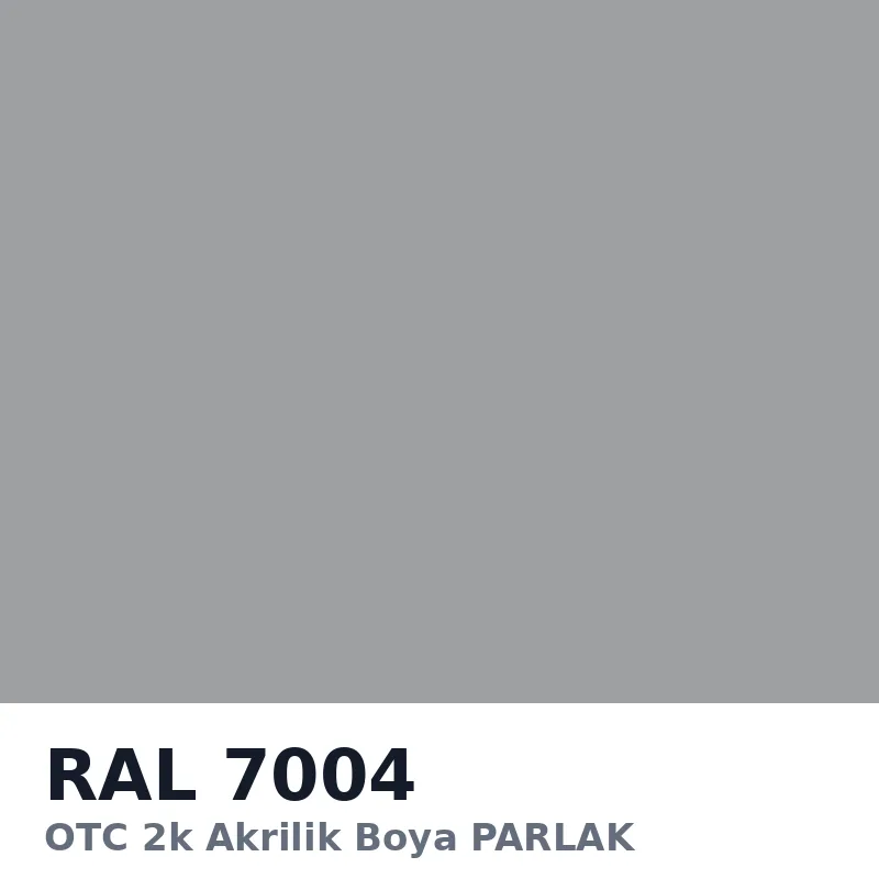 OTC 2k Akrilik Boya PARLAK 16 Kg RAL7004