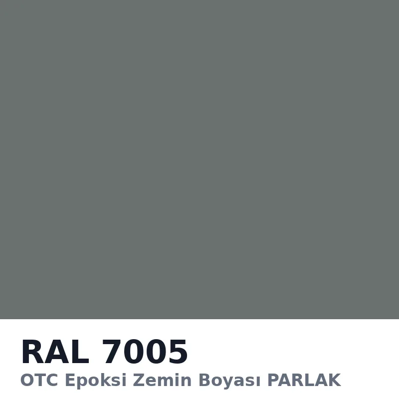 OTC Epoksi Zemin Boyası PARLAK 20kg + 4kg Takım RAL7005