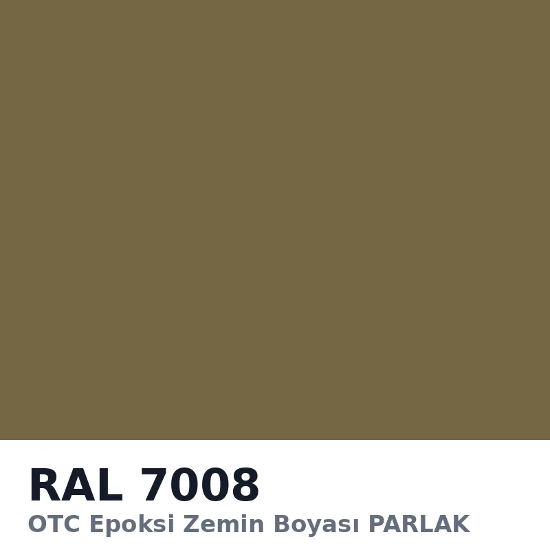 OTC Epoksi Zemin Boyası PARLAK 20kg + 4kg Takım RAL7008