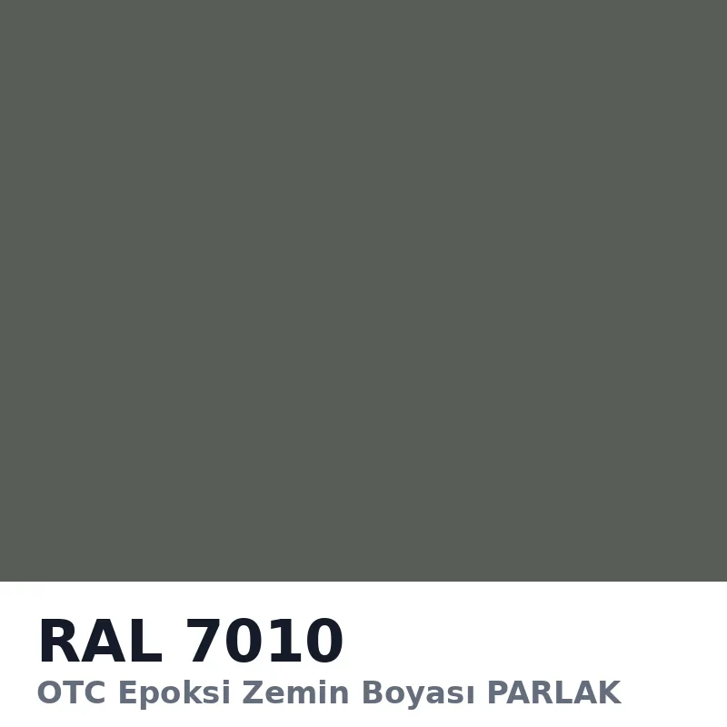 OTC Epoksi Zemin Boyası PARLAK 20kg + 4kg Takım RAL7010