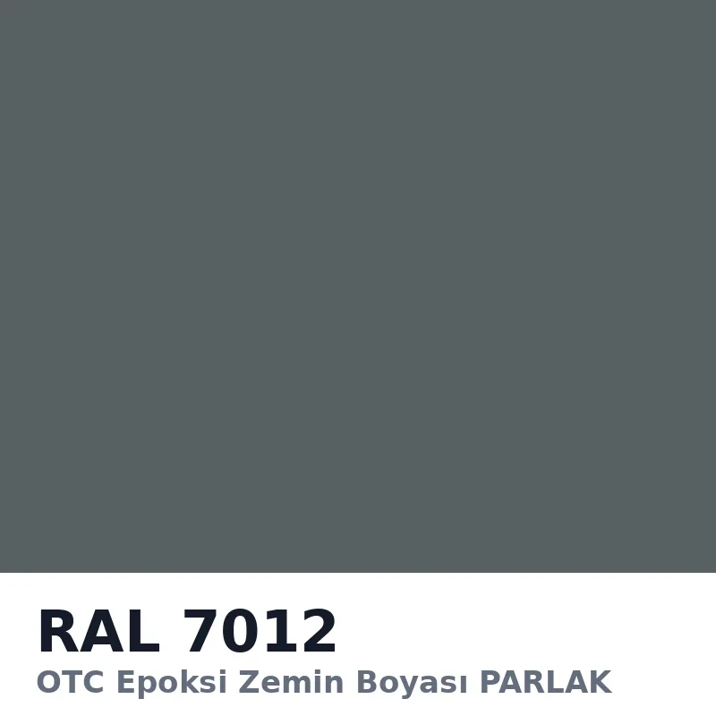 OTC Epoksi Zemin Boyası PARLAK 20kg + 4kg Takım RAL7012