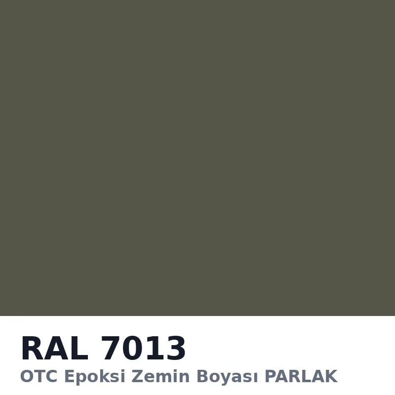 OTC Epoksi Zemin Boyası PARLAK 20kg + 4kg Takım RAL7013