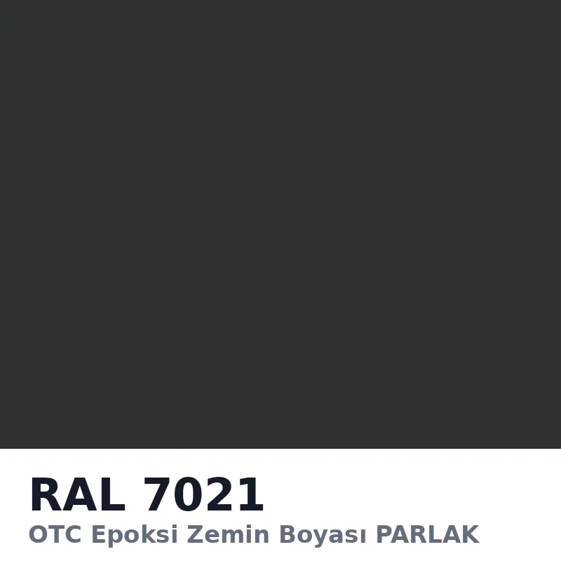OTC Epoksi Zemin Boyası PARLAK 20kg + 4kg Takım RAL7021