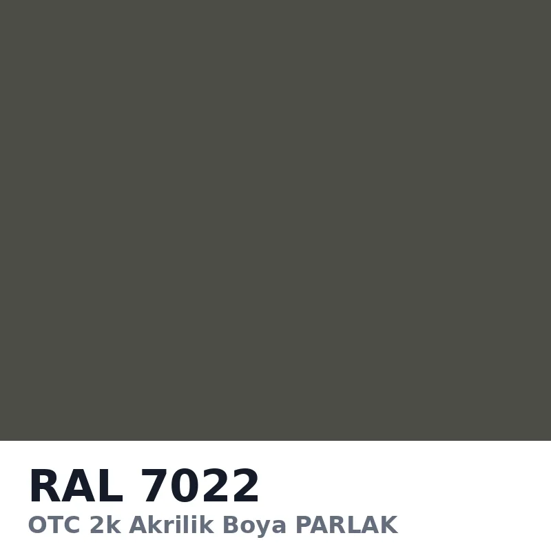 OTC 2k Akrilik Boya PARLAK 16 Kg RAL7022