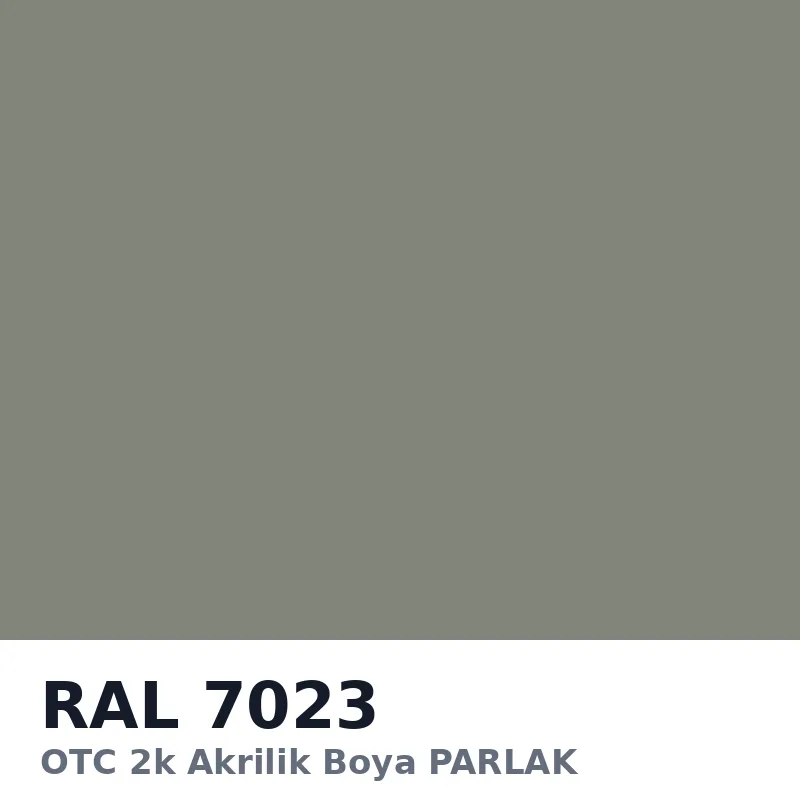 OTC 2k Akrilik Boya PARLAK 16 Kg RAL7023