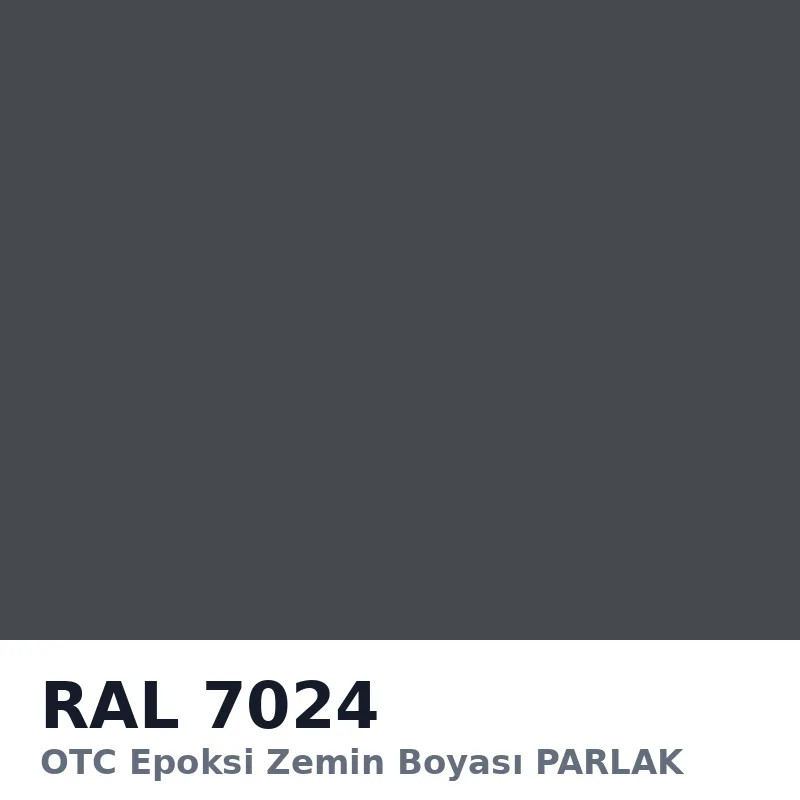 OTC Epoksi Zemin Boyası PARLAK 20kg + 4kg Takım RAL7024