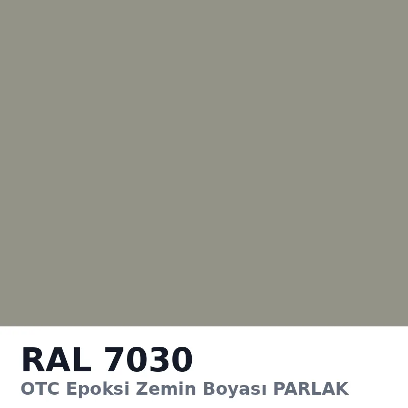 OTC Epoksi Zemin Boyası PARLAK 20kg + 4kg Takım RAL7030